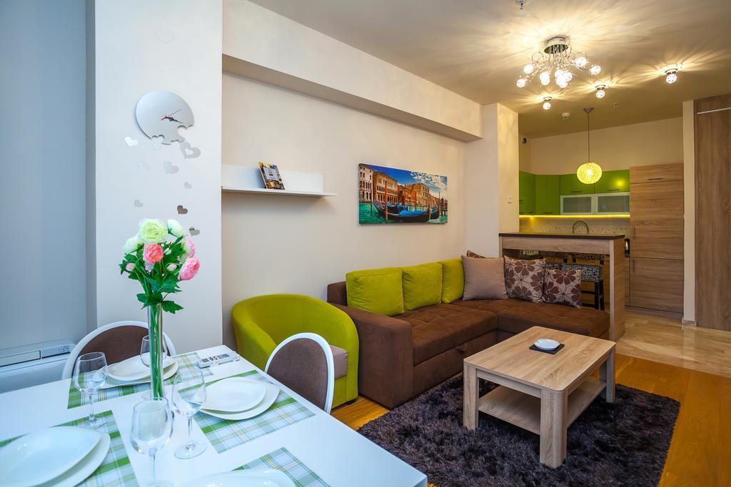Luxury Apartment Anastasia Tre Canne بودفا الغرفة الصورة